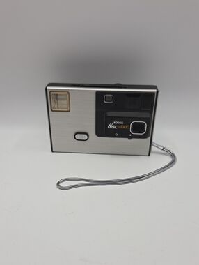 Kodak Disc 4000 Silver Vintage Disc Camera - Silver